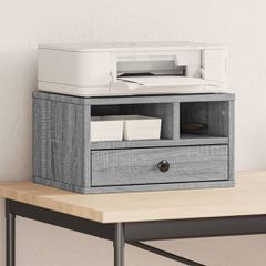 Βάση Εκτυπωτή Γκρι Sonoma 40x32x22,5 εκ. από Επεξεργασμένο Ξύλο 840609