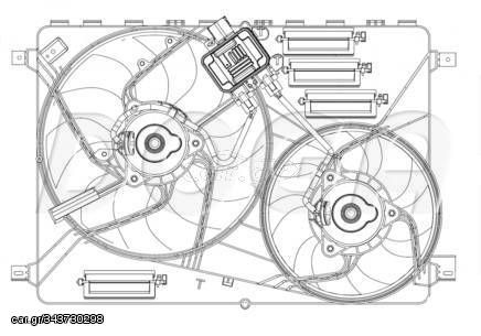 Βεντιλατέρ Νερού LANDROVER FREELANDER SUV/ ΕΚΤΟΣ ΔΡΟΜΟΥ / 5dr 2007 - 2011 ( FA ) 2.0 Si4 4x4  ( 204PT  ) (241 hp ) Βενζίνη #053706450