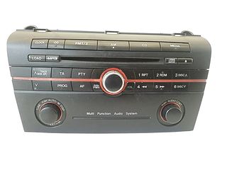 Ράδιο CD MAZDA 3 Sedan / 4dr 2006 - 2008 ( BK ) 1.6  ( Z6  ) (105 hp ) Βενζίνη #14793616