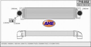 Ψυγείο Intercooler FORD GALAXY MPV / ΠΟΛΥΜΟΡΦΙΚΑ / 5dr 2015 - 2.0 TDCi  ( UFCA,UFCB  ) (120 hp ) Πετρέλαιο #316106200