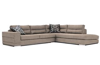 Γωνιακός καναπές Cane, 260x200x71cm , Μπεζ - Αριστερή Γωνία - PL5170