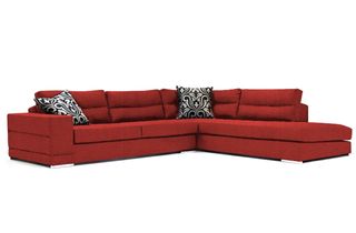 Γωνιακός καναπές Cane, 260x200x71cm, Κόκκινο - Αριστερή Γωνία - PL1350