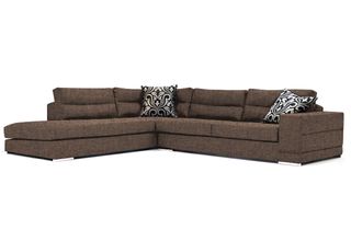 Γωνιακός καναπές Cane , 260x200x71cm, Καφέ - Δεξιά Γωνία - PL7654