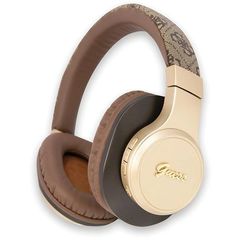 Guess Bluetooth on-ear headphones GUBH604GEMW brown/brown 4G Script
