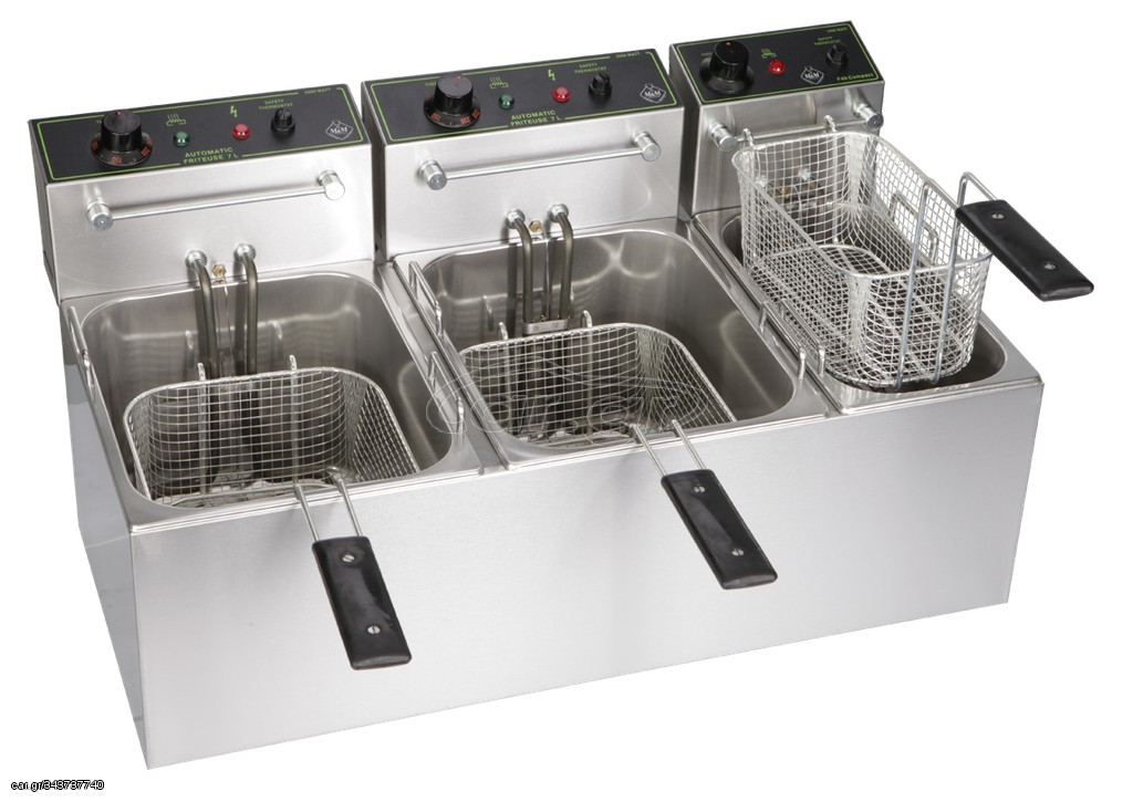 Φριτέζα Ηλεκτρική Τριπλή 7+7+4ltr F70C N&Μ ΜΙΧΑΗΛΙΔΗΣ