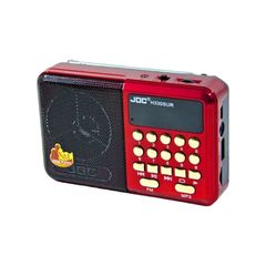 Επαναφορτιζόμενο ραδιόφωνο - JOC-H330 - 863309 - Red ΟΕΜ