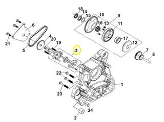 Αντλία Λαδιού Sym Jet-x 125 Lc Cbs E5 15100-MA1-000