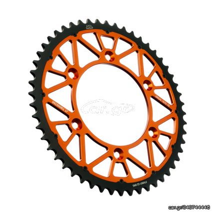 KTM SX-EXC-LC4 Γρανάζι πίσω (αλουμινίο και ατσάλι) JT Twinstar -Πορτοκαλί