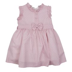 Βρεφικό φόρεμα  4511 (0-24 μηνών) Ροζ