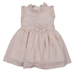 Βρεφικό φόρεμα  4511 (0-24 μηνών) Μπεζ