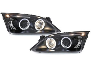 ΦΑΝΑΡΙΑ ΕΜΠΡΟΣ Angel Eyes Headlights FORD Mondeo Mk3 (2000-2007) Black