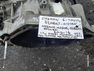 ΣΑΣΜΑΝ 6ΤΑΧΥΤΟ RENAULT MEGANE,MODUS,SCENIC NISSAN QASHQAI 1.5cc DIESEL K9KJ836 10-16 TL4K9S2,TL4610186