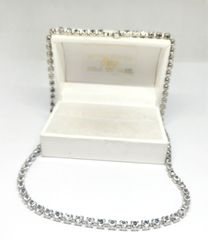 Κολιέ Choker από Ανοξείδωτο Ατσάλι και Ζιργκόν Awear Riviera Choker Α9526 ΤΙΜΗ 65 ΕΥΡΩ