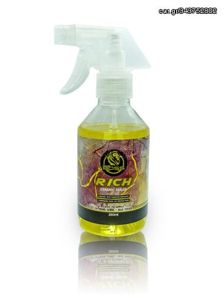 Rich – ΚΕΡΑΜΙΚΟ SEALER ΜΕ 40% ΥΓΡΟ ΓΥΑΛΙ(SiO2) KAI CARNAUBA 250 ML