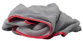 MICROFIBER CLOTH GREY-RED