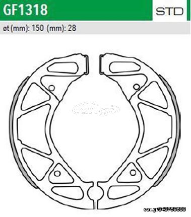 ΣΙΑΓΩΝΕΣ GF1318 CYGNUS X125 XENTER125 150 NEWFREN