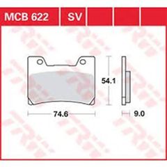 ΤΑΚΑΚΙΑ MCB622SV ΜΕΤΑΛ ΕΜΠΡ TRW LUCAS ΓΕΡΜΑΝ F160