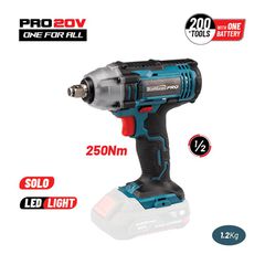 BBP3400 Μπουλονόκλειδο Μπαταρίας 20V (Solo) - SOLO - BORMANN PRO (#027973)