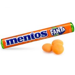 ΚΑΡΑΜΕΛΕΣ MENTOS FANTA ORANGE 37.5gr