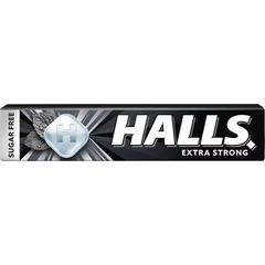 ΚΑΡΑΜΕΛΕΣ HALLS EXTRA STRONG (SUGARFREE)