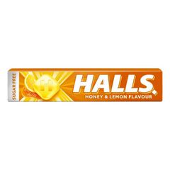 ΚΑΡΑΜΕΛΕΣ HALLS HONEY & LEMON (SUGARFREE)