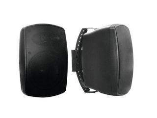 OMNITRONIC OD-6T Wall Speaker IP65 6,5" 50Wrms 100V black (PAIR) - OMNITRONIC