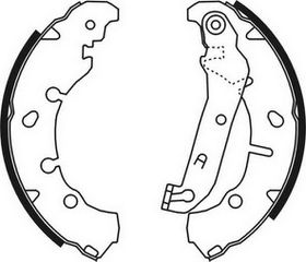 Σετ σιαγόνων φρένων FORD FIESTA, FIESTA IV, FIESTA V, FIESTA/HATCHBACK, FIESTA/MINIVAN, FUSION, KA, PUMA, STREET KA; MAZDA 2 1.0-2.0 08.95-11.13