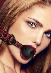 Breathable Luxury Ball Gag - Burgundy