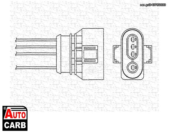 Αισθητήρας Λάμδα MAGNETI MARELLI 460000251010 για VW SHARAN 1995-2010, VW TRANSPORTER 1990-2004, VW VENTO 1991-1998