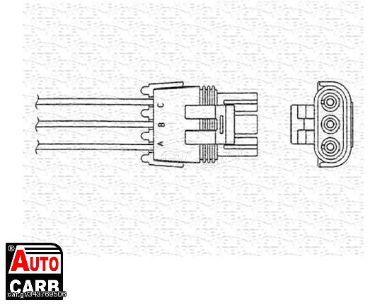 Αισθητήρας Λάμδα MAGNETI MARELLI 460001861010 για OPEL MONZA 1978-1986, OPEL OMEGA 1986-1994, OPEL SENATOR 1978-1993