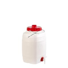 Βαρελάκι Πλαστικό ICS SPA 10lt Με φαρδύ Καπάκι + Κάνουλα