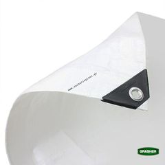 Αδιάβροχος Μουσαμάς - Τέντα 8x10m 120gr/m² GRASHER Με Κρίκους