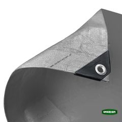 Αδιάβροχος Μουσαμάς - Τέντα 4x6m 120gr/m² GRASHER Με Κρίκους
