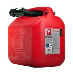Μπιτόνι Πλαστικό 20lt Βενζίνης Κόκκινο - 34x20x42cm