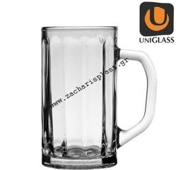 UNIGLASS (50801) ΠΟΤΗΡΙ ΓΥΑΛΙΝΟ ΜΠΥΡΑΣ TANCARD 36cl - (6τεμ.)