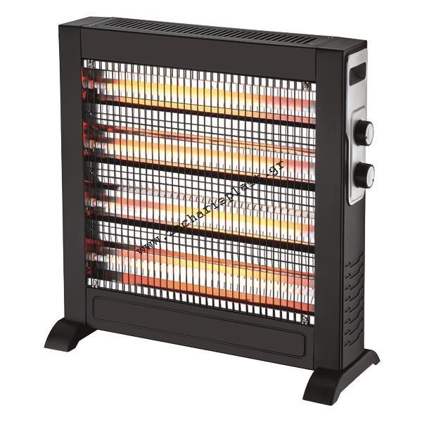 ΘΕΡΜΑΣΤΡΑ ΧΑΛΑΖΙΑ SLIM 2800W ΜΑΥΡH ΜΕ ΘΕΡΜΟΣΤΑΤΗ