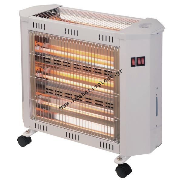 ΘΕΡΜΑΣΤΡΑ ΧΑΛΑΖΙΑ 2400W ΛΕΥΚΗ ΜΕ ΑΝΕΜΙΣΤΗΡΑ & ΥΓΡΑΝΤΗΡΑ