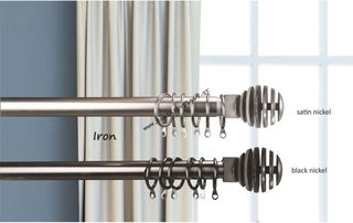 Κουρτινόβεργα επεκ/μενη Σχ. Iron 120cm-210cm