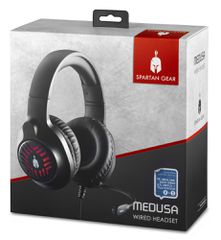 Spartan Gear - Medusa Wired Headset (Compatible with PC,PS4,PS5.XBOX1,XBOX series x/s,switch) Black