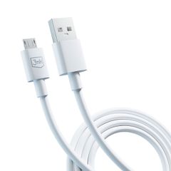 3mk Hyper Cable USB-A / micro USB 5V 2.4A 1.2m - white-thumb-4