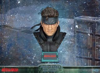 Metal Gear Solid (Solid Snake Grand-Scale Bust) RESIN Statue-thumb-1