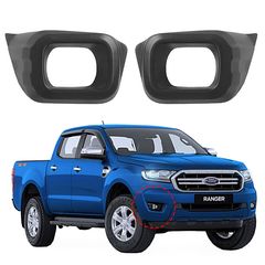 Καπάκια Προβολέα Εμπρός Πλαινά Για Ford Ranger T8 2019+  Μαύρα Αριστερό & Δεξί 2 Τεμάχια