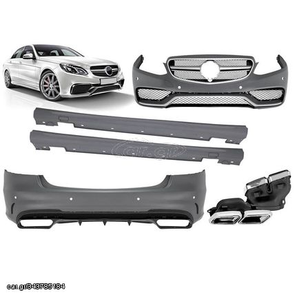 Body Kit Για Mercedes-Benz E-Class W212 13-16 Facelift Amg Look Με Μάσκα &  Μπούκες