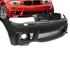 Μπροστινός Προφυλακτήρας Για Bmw 1 E81/82/87/88 04-13 1M Look Με Καρδιές Μάσκας