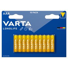 Varta 4103 LongLife Αλκαλικές Μπαταρίες AAA 1.5V 10τμχ