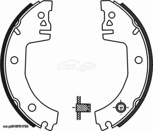 Σετ σιαγόνων φρένων SEAT IBIZA IV, IBIZA IV SC; SKODA E-CITIGO, FABIA I, FABIA II, FABIA II PRAKTIK, FABIA III, FABIA III PRAKTIK, FABIA IV, FAVORIT, FAVORIT FORMAN, FELICIA CUBE 1.0-Electric