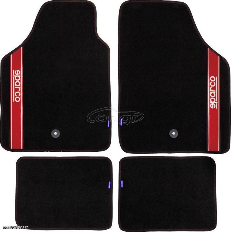 Πατάκια μοκετα  Sparco 03763BRS Σετ 4Τμχ Μοκετα