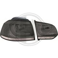 VW GOLF VI 08-12 TAIL LIGHTS LED SMOKE Type R20 / ΟΠΙΣΘΙΑ ΦΑΝΑΡΙΑ