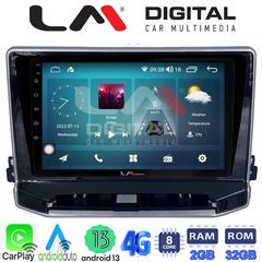 LM Digital - LM ZR8263 GPS Οθόνη OEM Multimedia Αυτοκινήτου για Jeep Compass 2023 (CarPlay/AndroidAuto/BT/GPS/WIFI/GPRS)