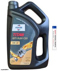 ΛΑΔΙ ΜΗΧΑΝΗΣ ΣΥΝΘΕΤΙΚΟ FUCHS TITAN GT1 FLEX C23 5W-30 5L